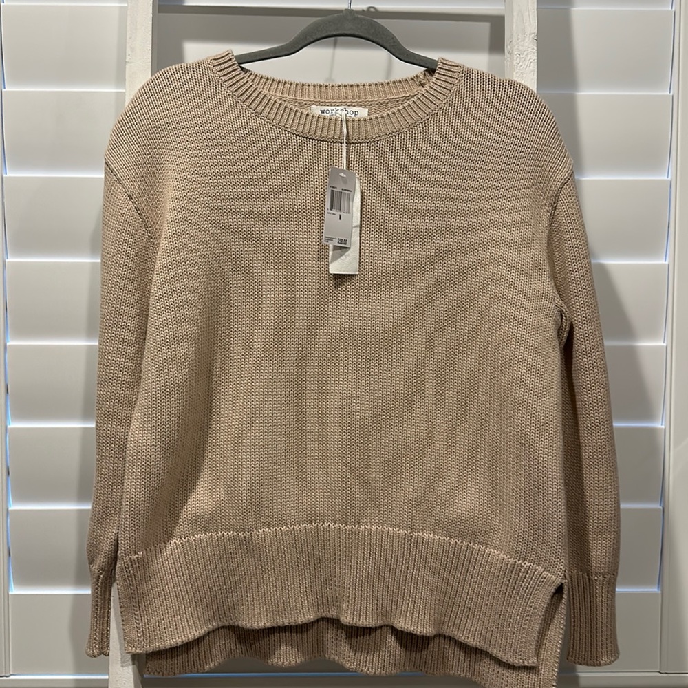 Brand new cream colored sweater